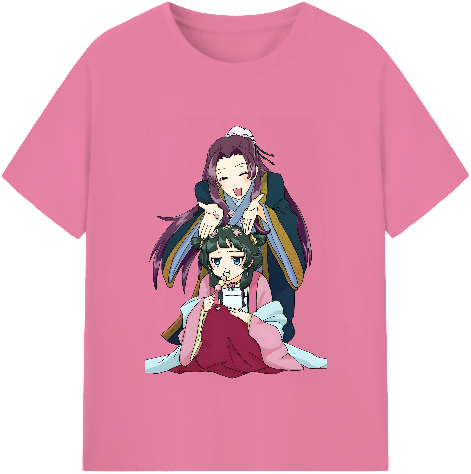 （画像用） 薬屋のひとりごと The Apothecary Diaries 綿100％半袖Tシャツ（フロントプリント）